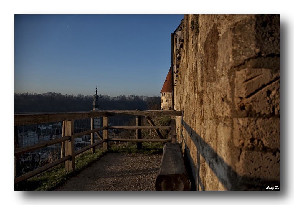 Morgens an der Burgmauer...