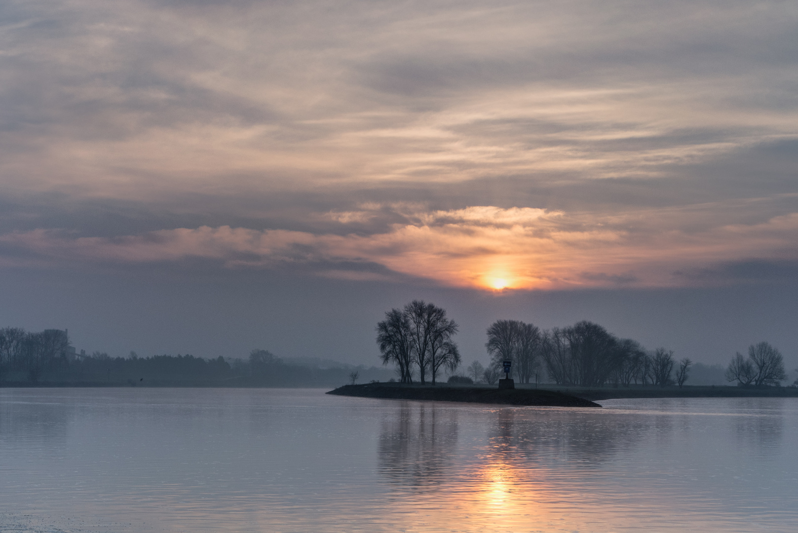 Morgens an der Elbe I