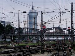 Morgens an der Hackerbrücke