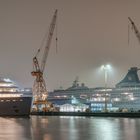 Morgens an der Lloyd-Werft