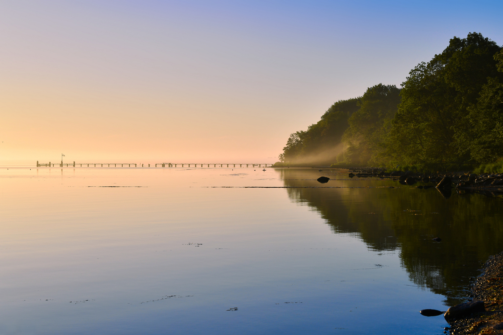 Morgens an der Ostsee