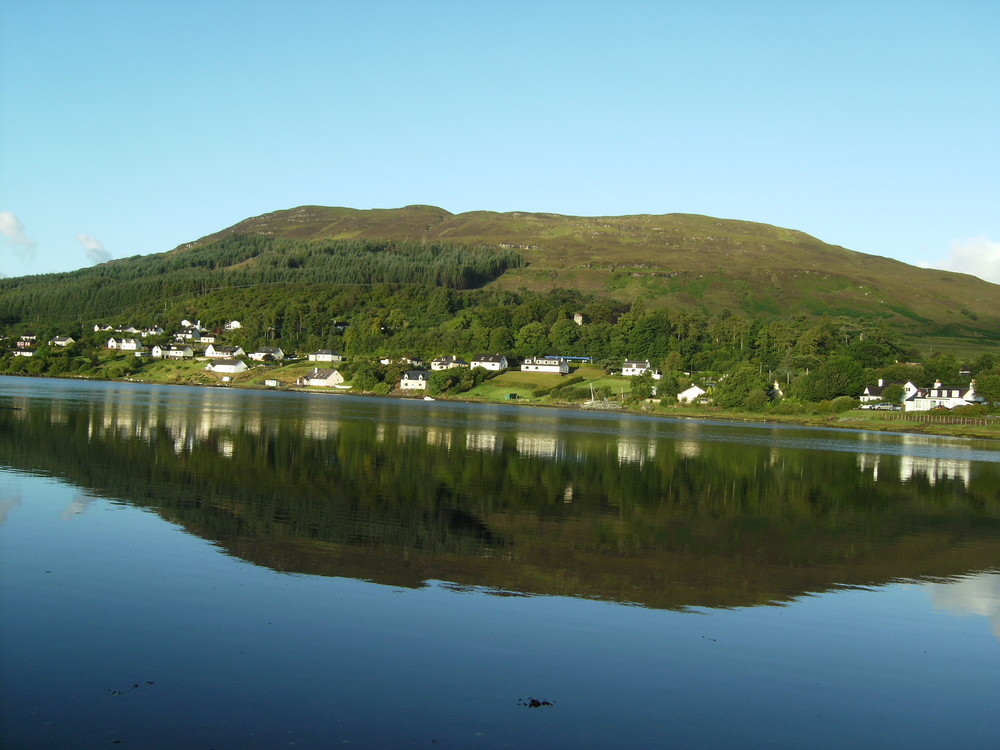 Morgens an der Portree Bay auf Skye