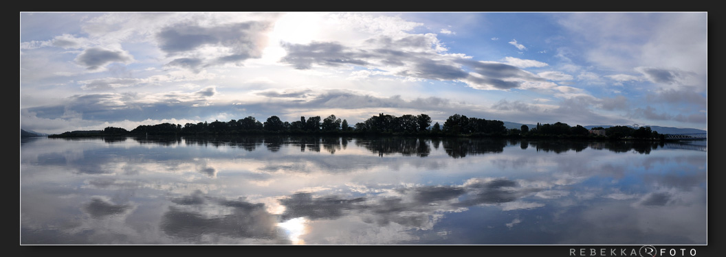 Morgens an der Saône