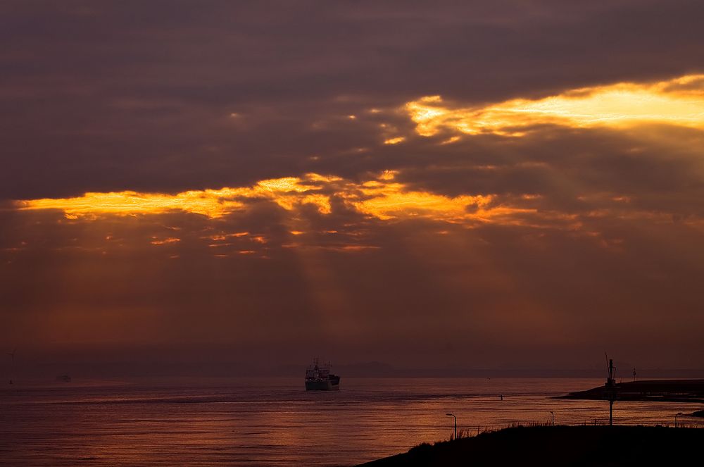 Morgens an der Schelde