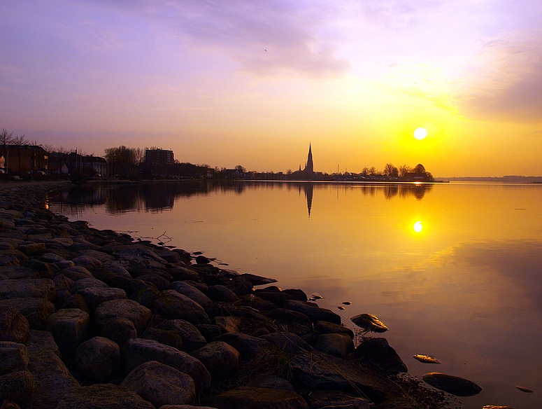 .. morgens, an der schlei / schleswig ..