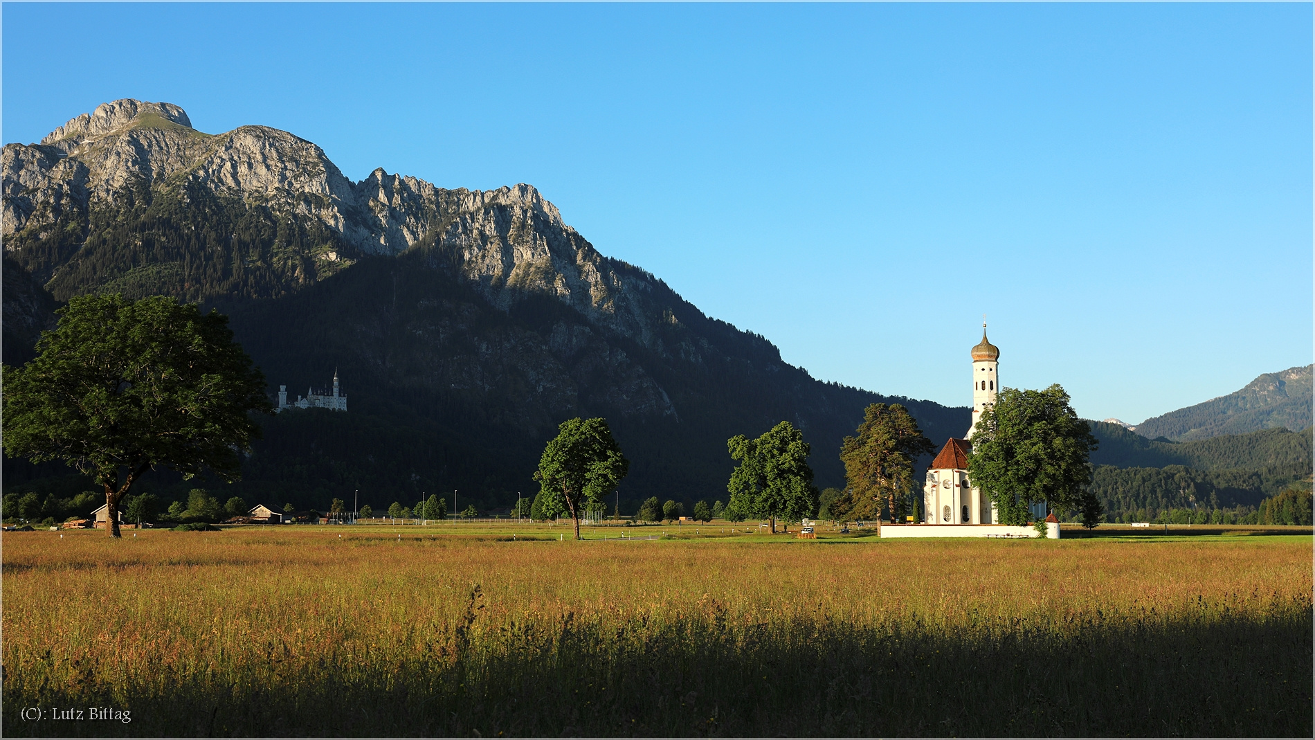 Morgens an der Wallfahrtskirche St. Coloman