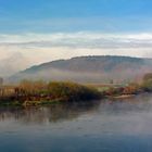 Morgens an der Weser      ( Bodenfelde )