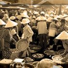 Morgens auf dem Fischmarkt in Hoi An