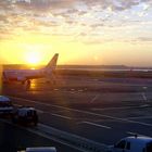 Morgens auf dem Flughafen in Monastir