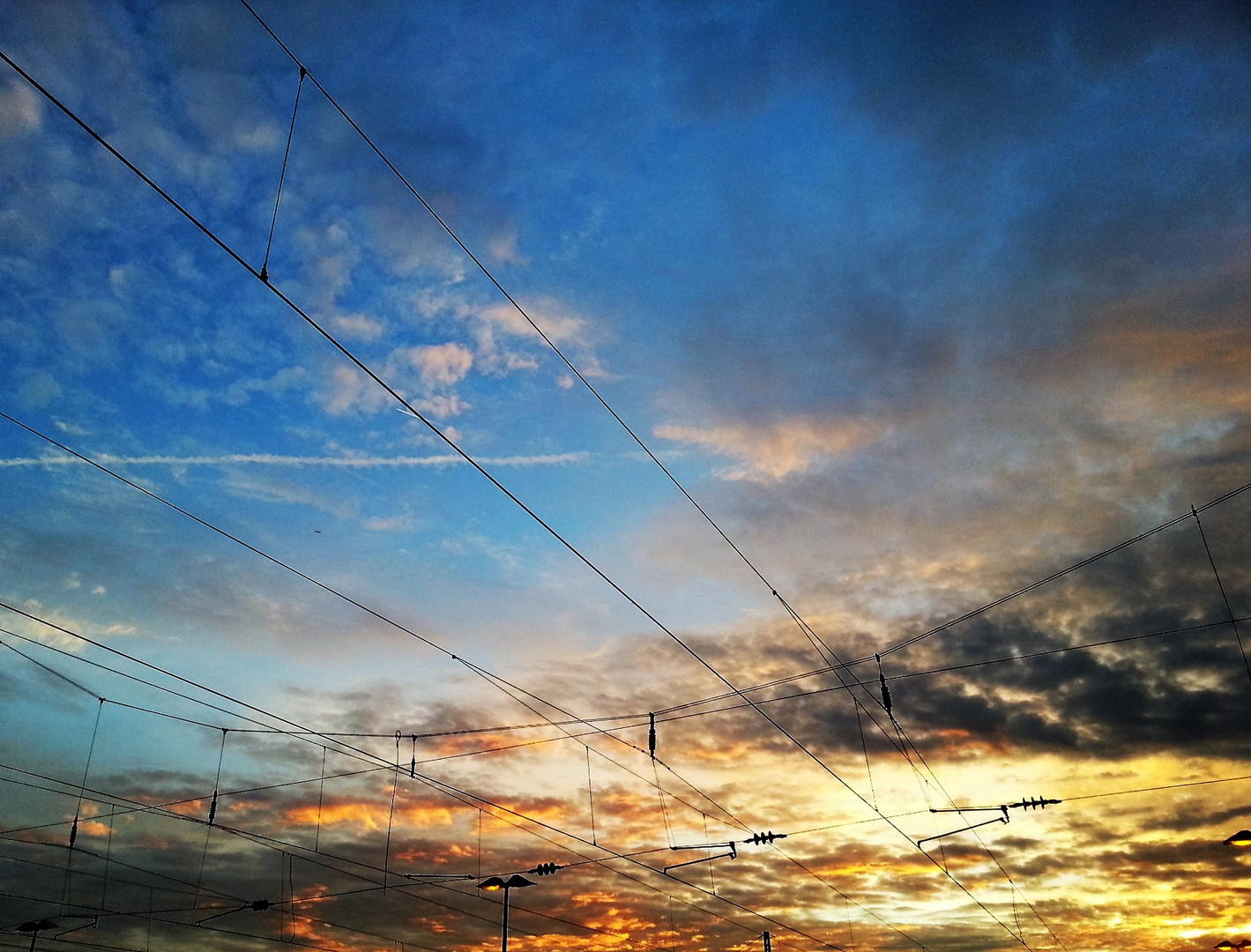 Morgens auf dem Höchster Bahnhof