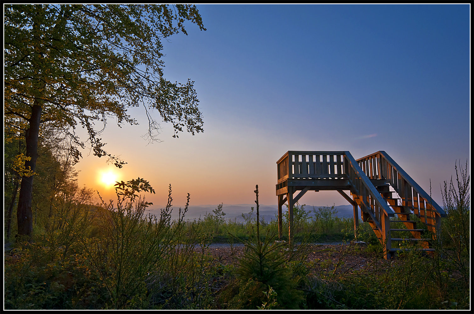 Morgens auf dem "Höhenflug"