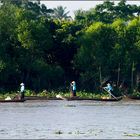 Morgens auf dem Mekong