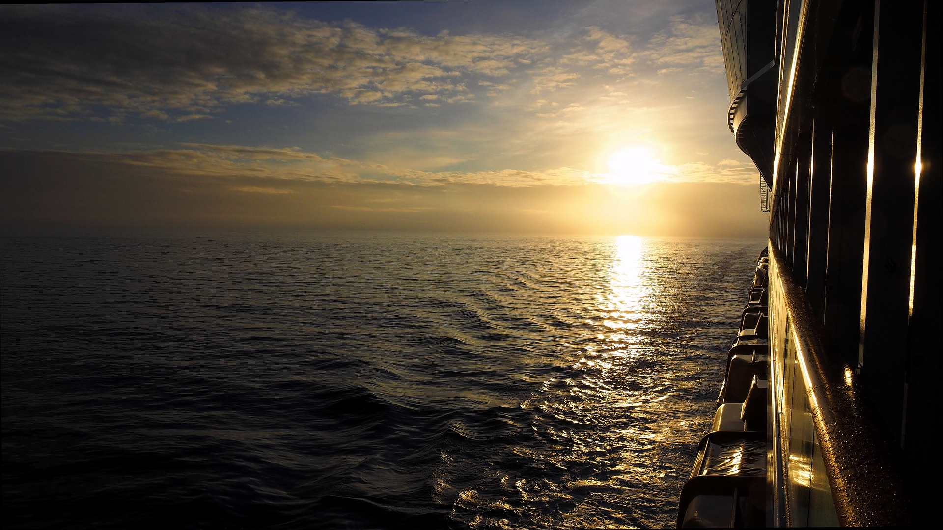 Morgens auf dem Nordmeer