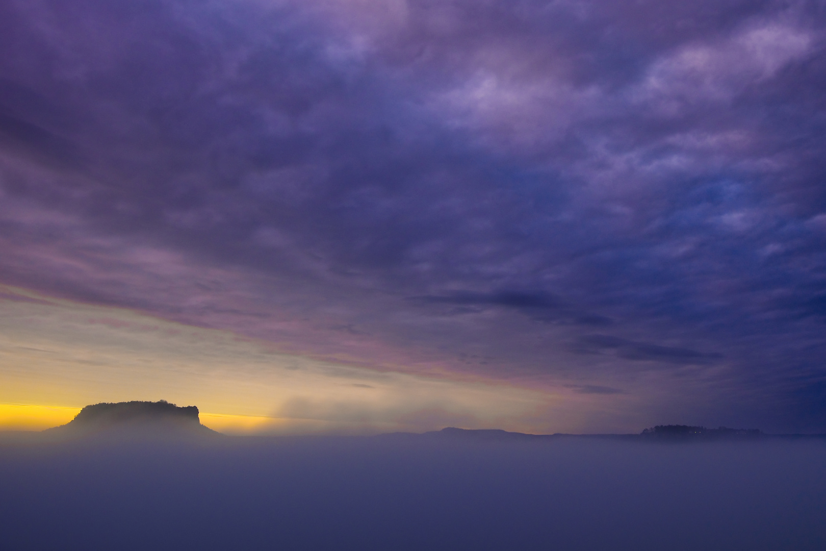 Morgens auf dem Rauenstein ....