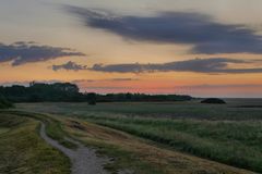 morgens auf dem Weg