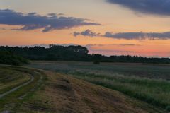 morgens auf dem Weg