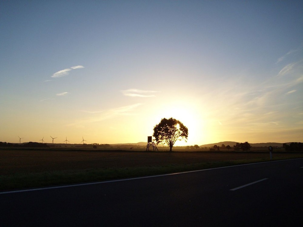 Morgens auf dem Weg ins Büro