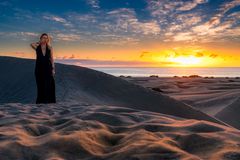 Morgens auf den Dünen von Playa del Ingles