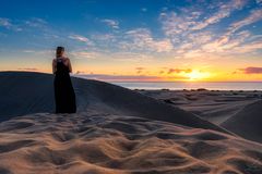 Morgens auf den Dünen von Playa del Ingles