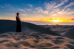 Morgens auf den Dünen von Playa del Ingles