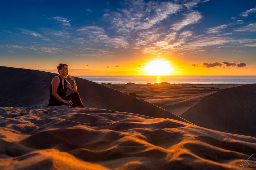 Morgens auf den Dünen von Playa del Ingles