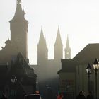 Morgens auf der Alten Mainbrücke