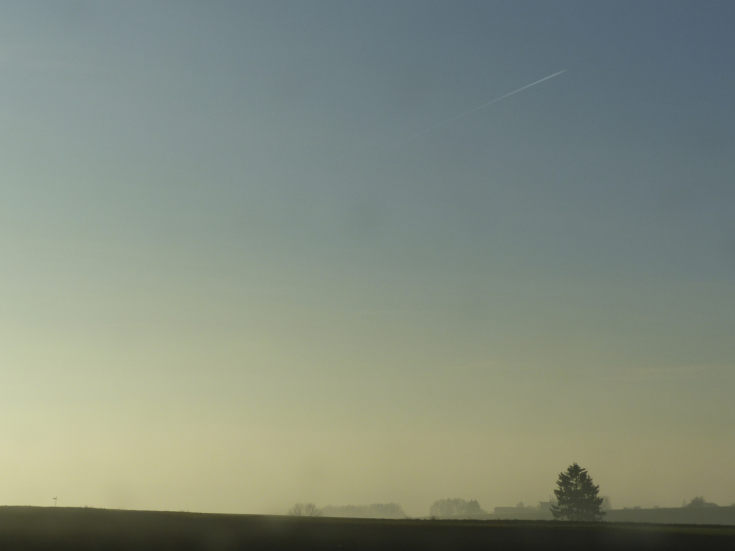 morgens auf der autobahn 3