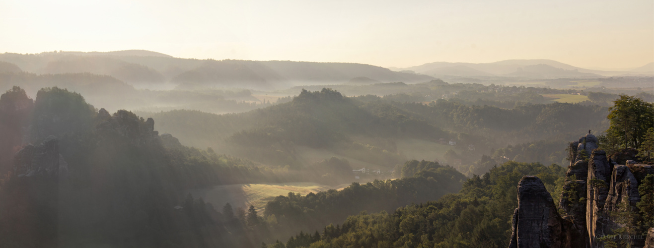 Morgens auf der Bastei