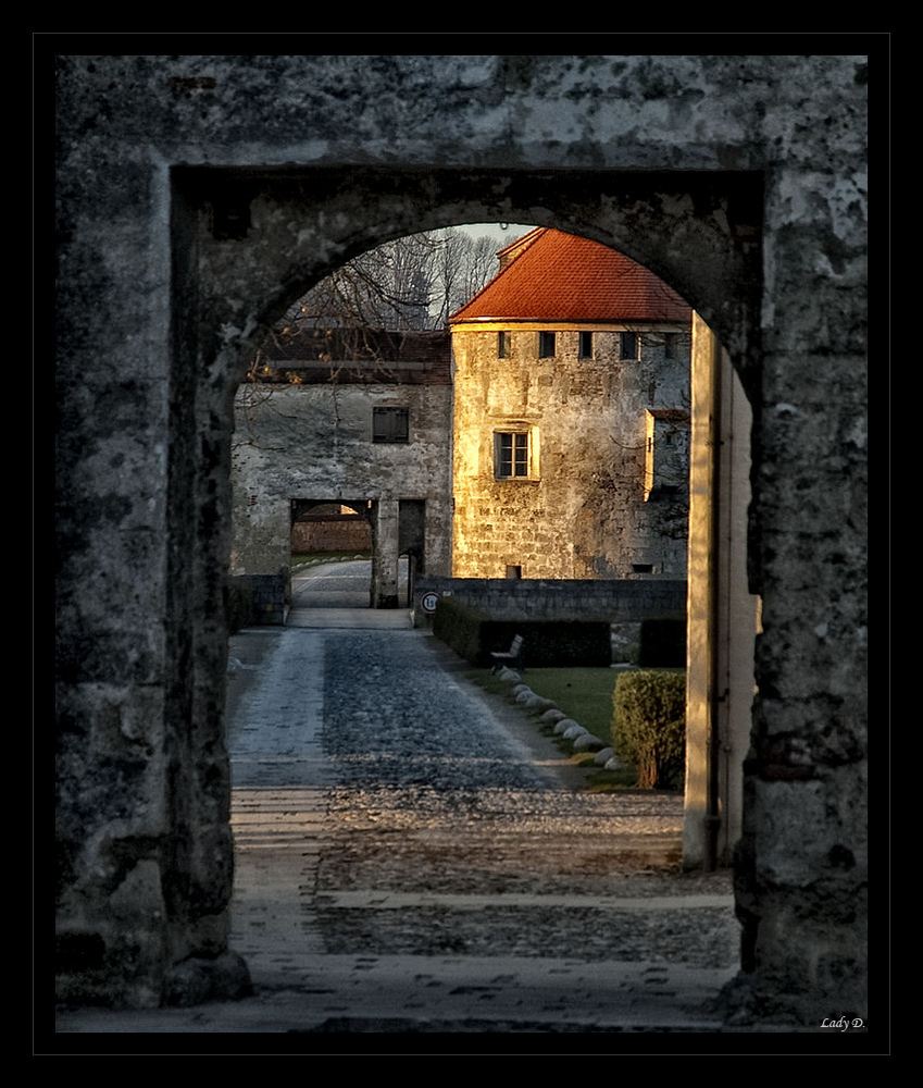 Morgens auf der Burg