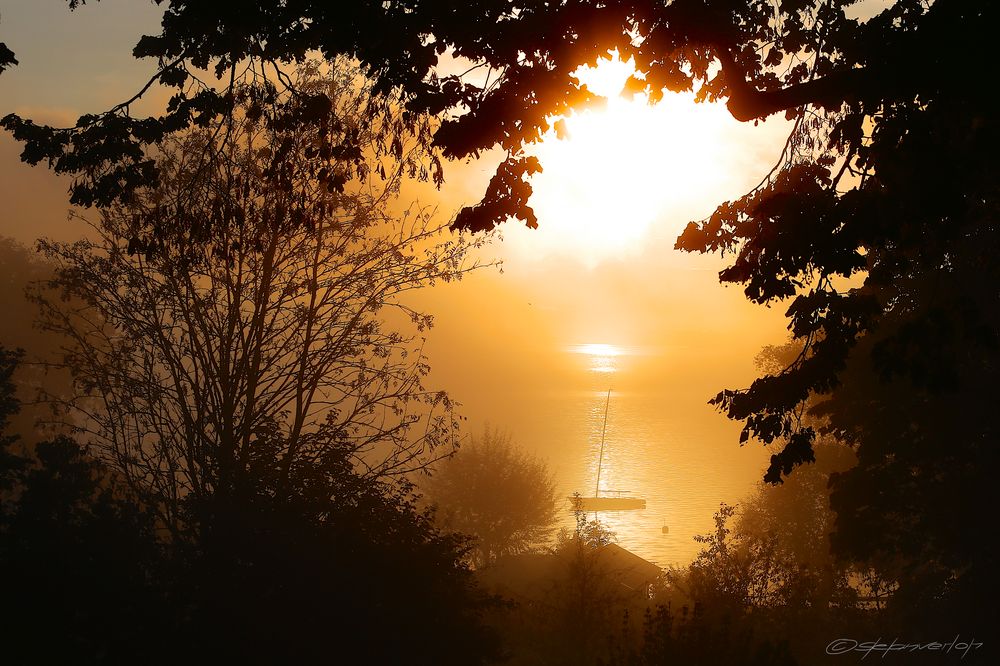 Morgens auf der Fraueninsel . . .