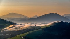 morgens auf der Höhenstrasse ...