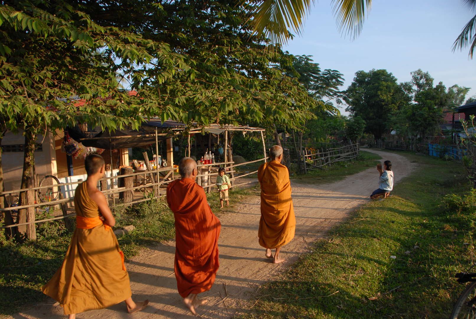 ...morgens auf der Insel Don Daeng