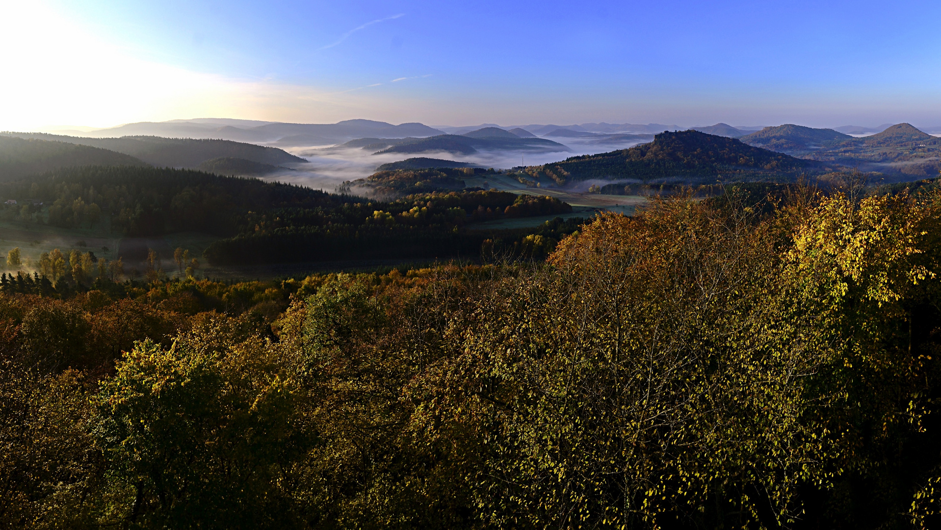 Morgens auf der Lindelbrunn