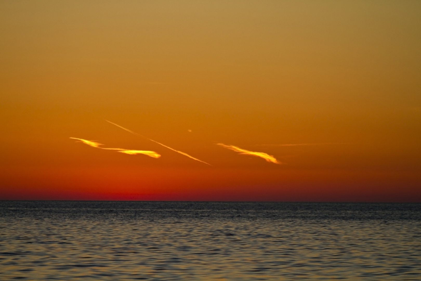 Morgens auf der Ostsee um 04.44 Uhr ...