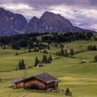 Morgens auf der Seiser Alm