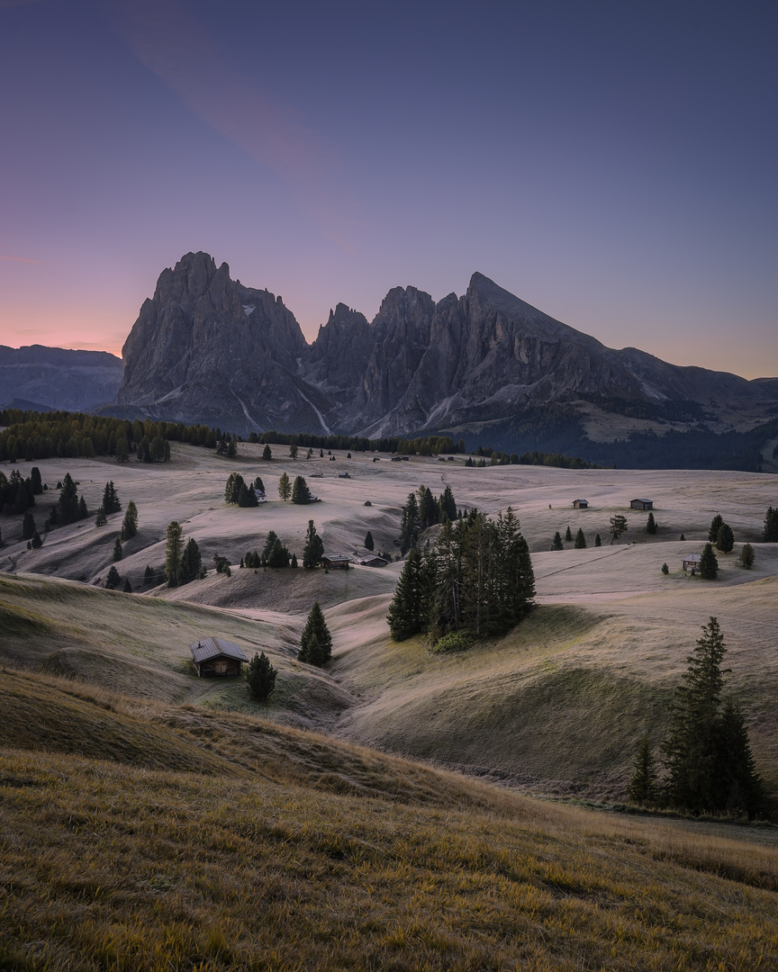 Morgens auf der Seiser Alm