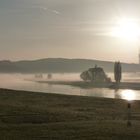 Morgens auf der Waldschlößchenbrücke