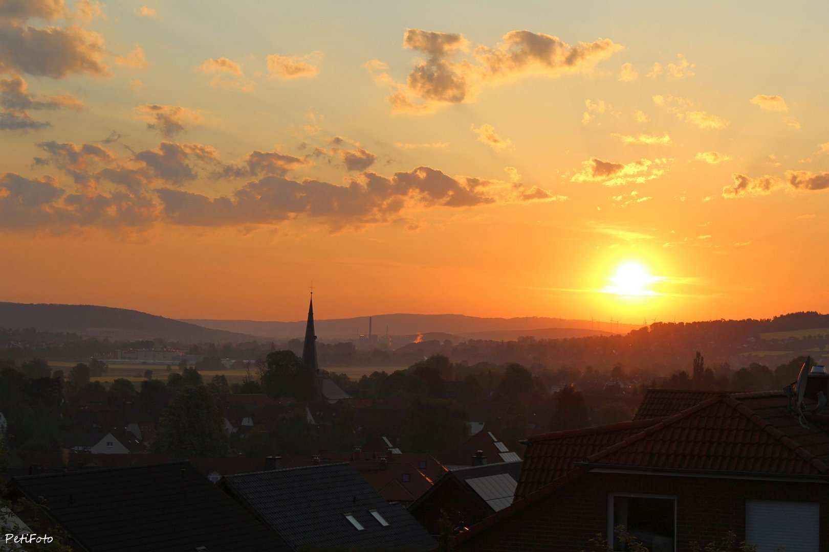 Morgens aus dem Fenster 