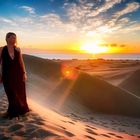 Morgens bei den Dünen von Maspalomas