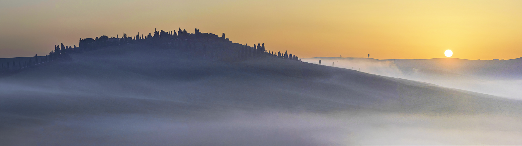 Morgens bei Siena