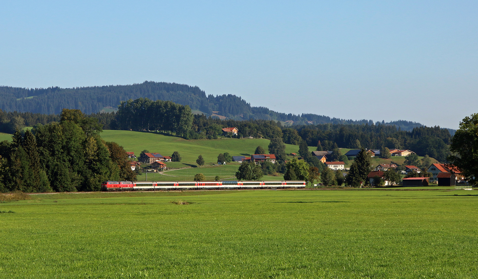 Morgens bei Stein