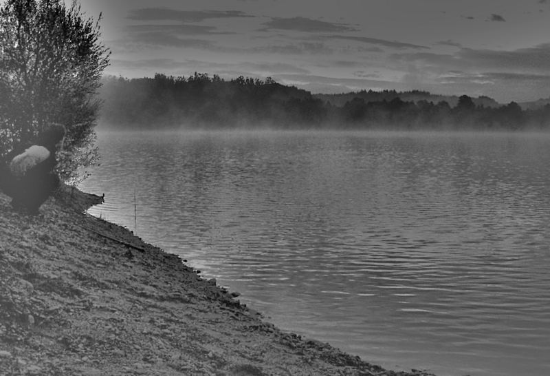 morgens beim Angeln am See#2