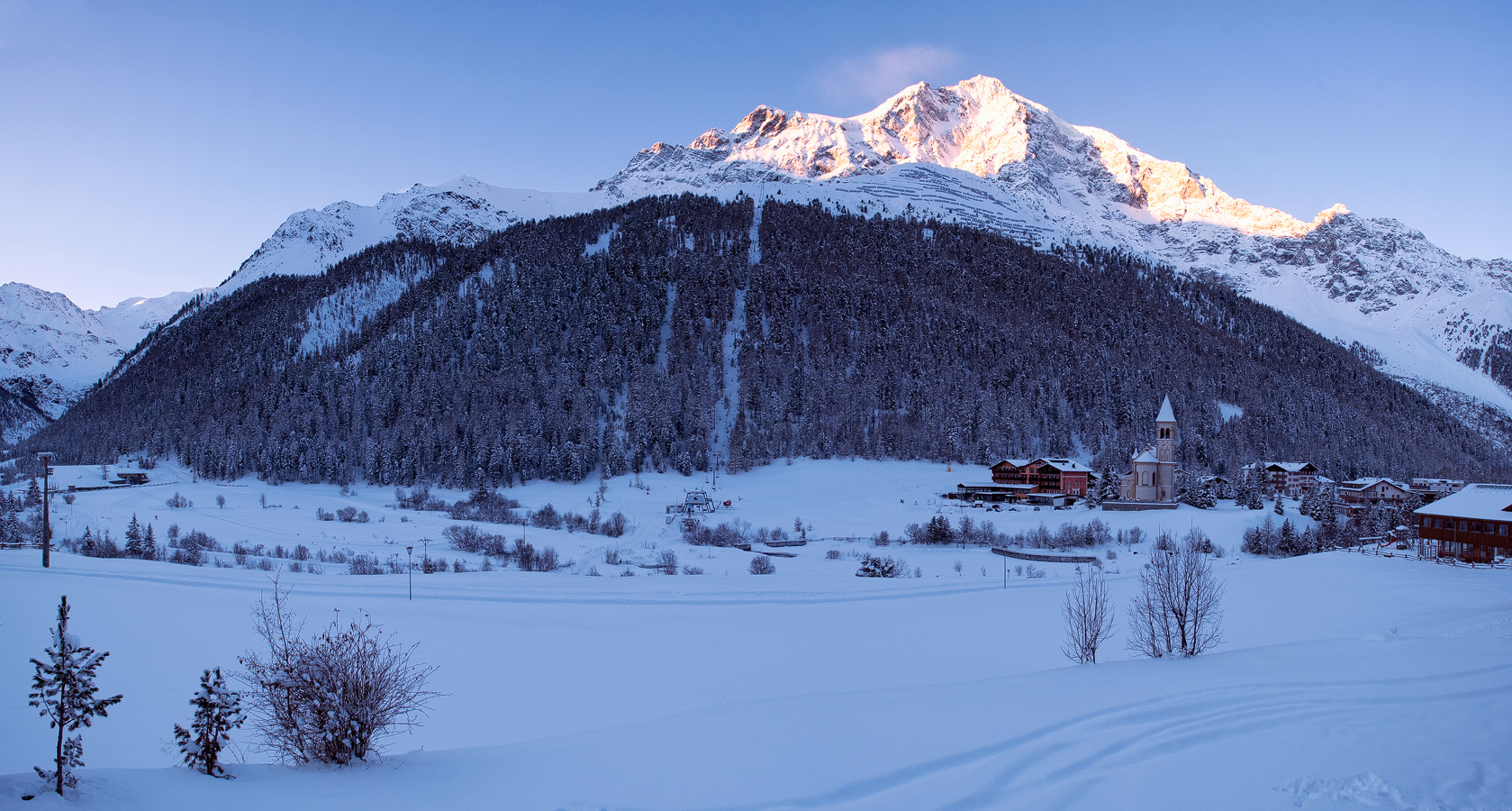 Morgens beim König Ortler