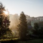 morgens, der erste Blick aus dem Fenster