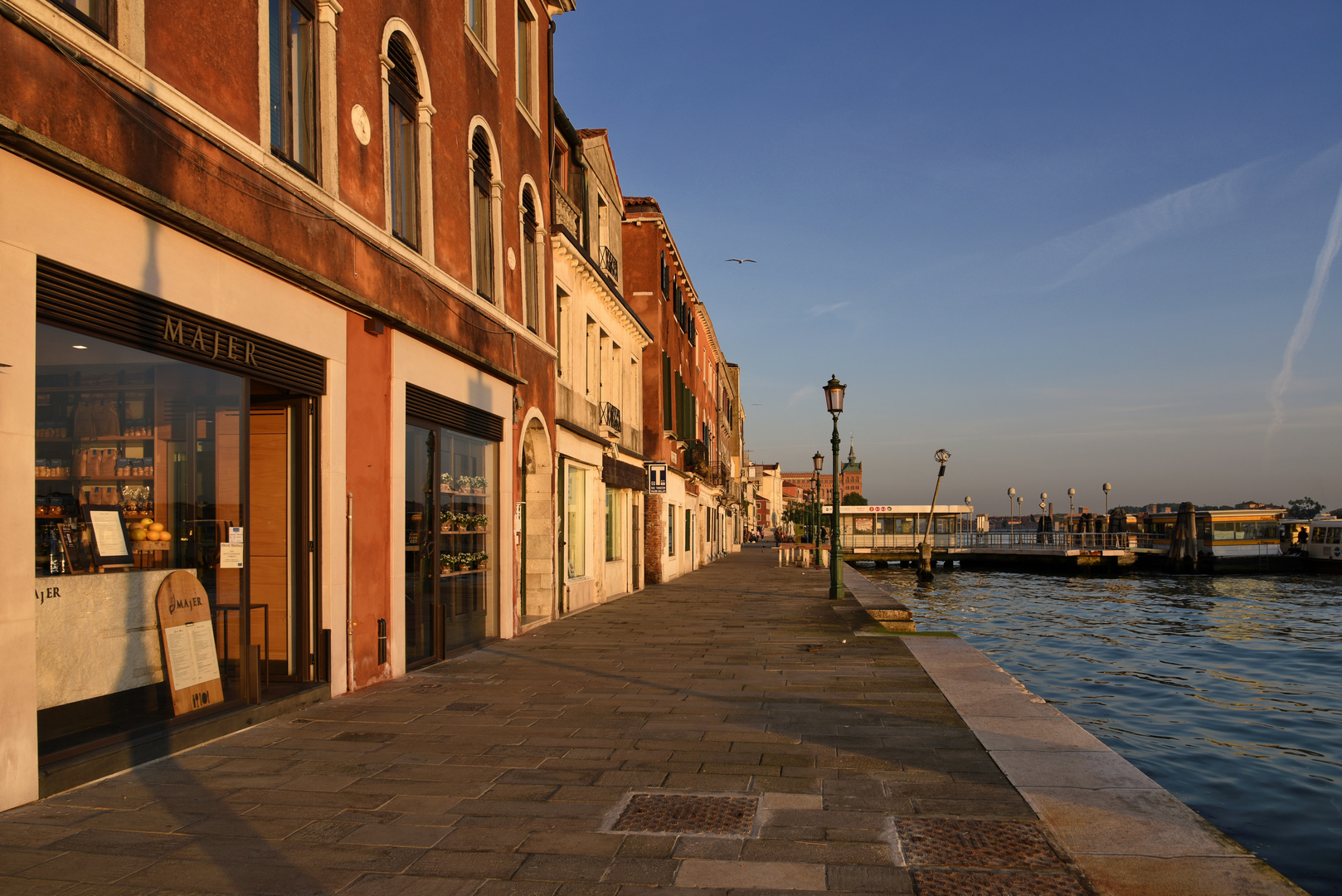 Morgens der Tag erwacht auf Giudecca