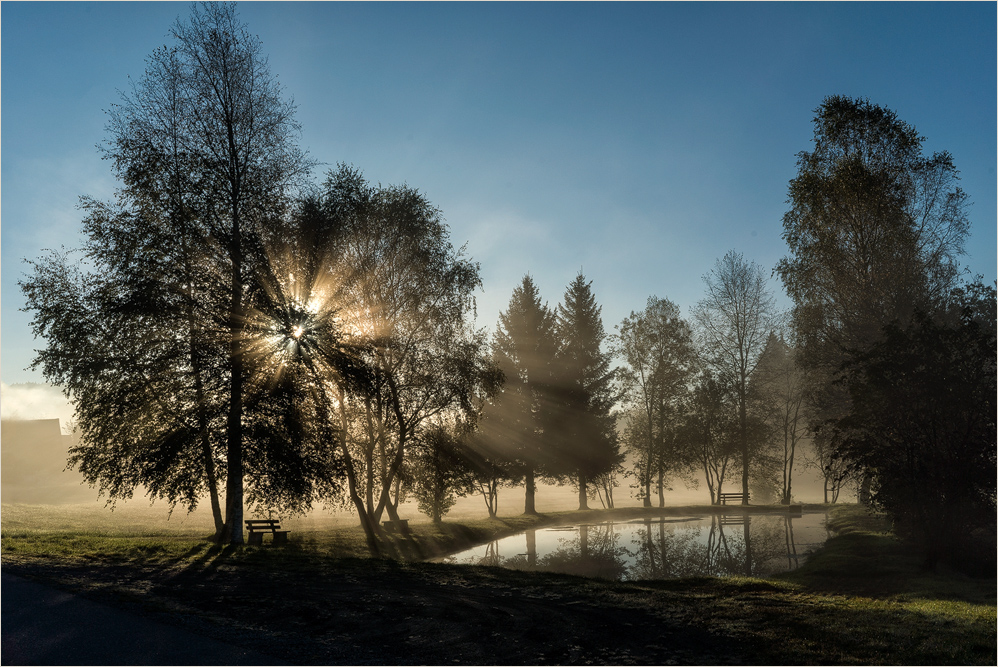 Morgens früh..