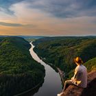 Morgens früh an der Saarschleife