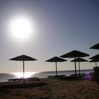 Morgens ganz alleine am Strand in Ägypten