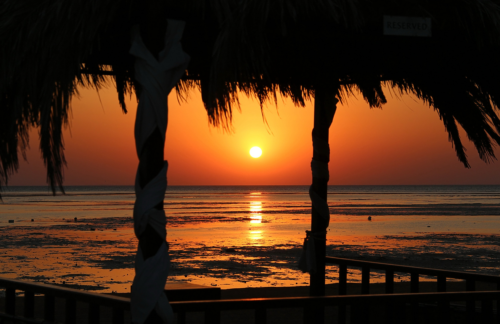 Morgens gegen 5 Uhr am roten Meer