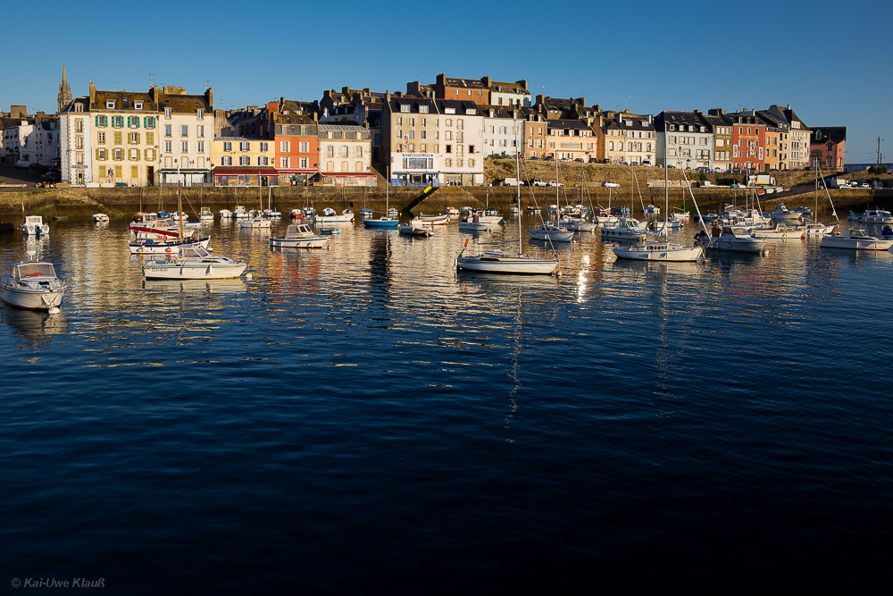 morgens gegen 6:30 in Douarnenez, Bretagne, Finistére